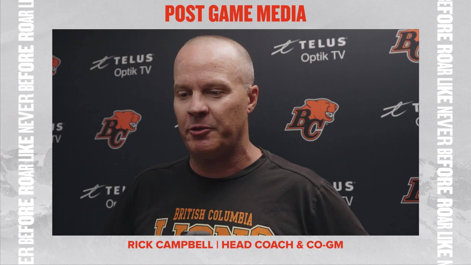 🎥 POST-GAME vs CGY  RICK CAMPBELL