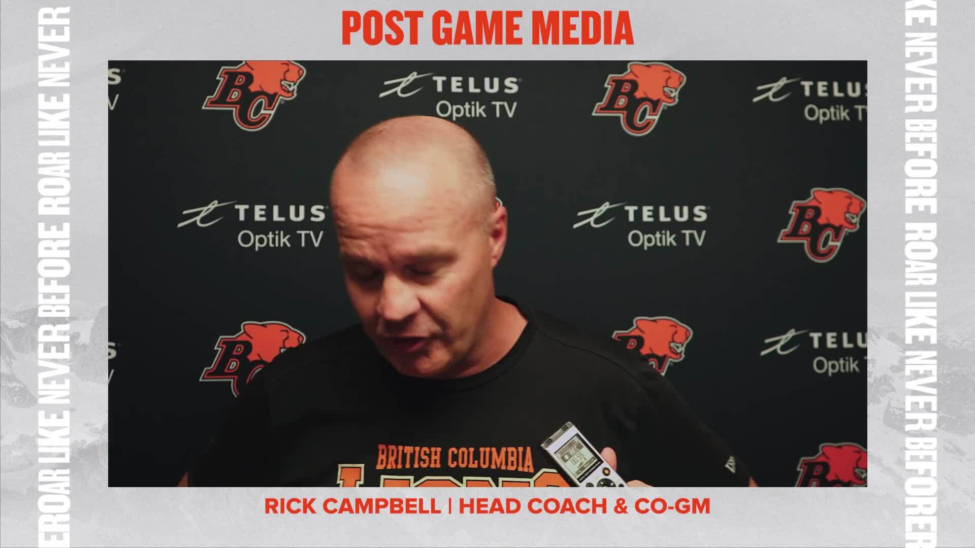 🎥 Post Game: Rick Campbell