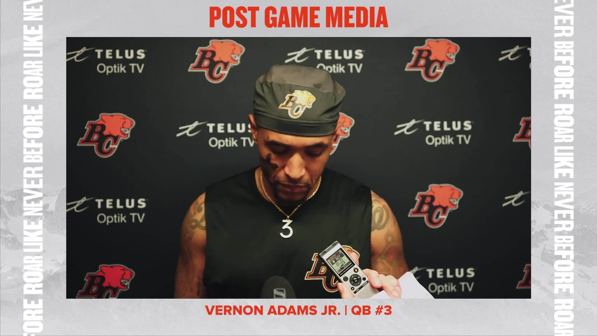 🎥 Post Game  Vernon Adams Jr.