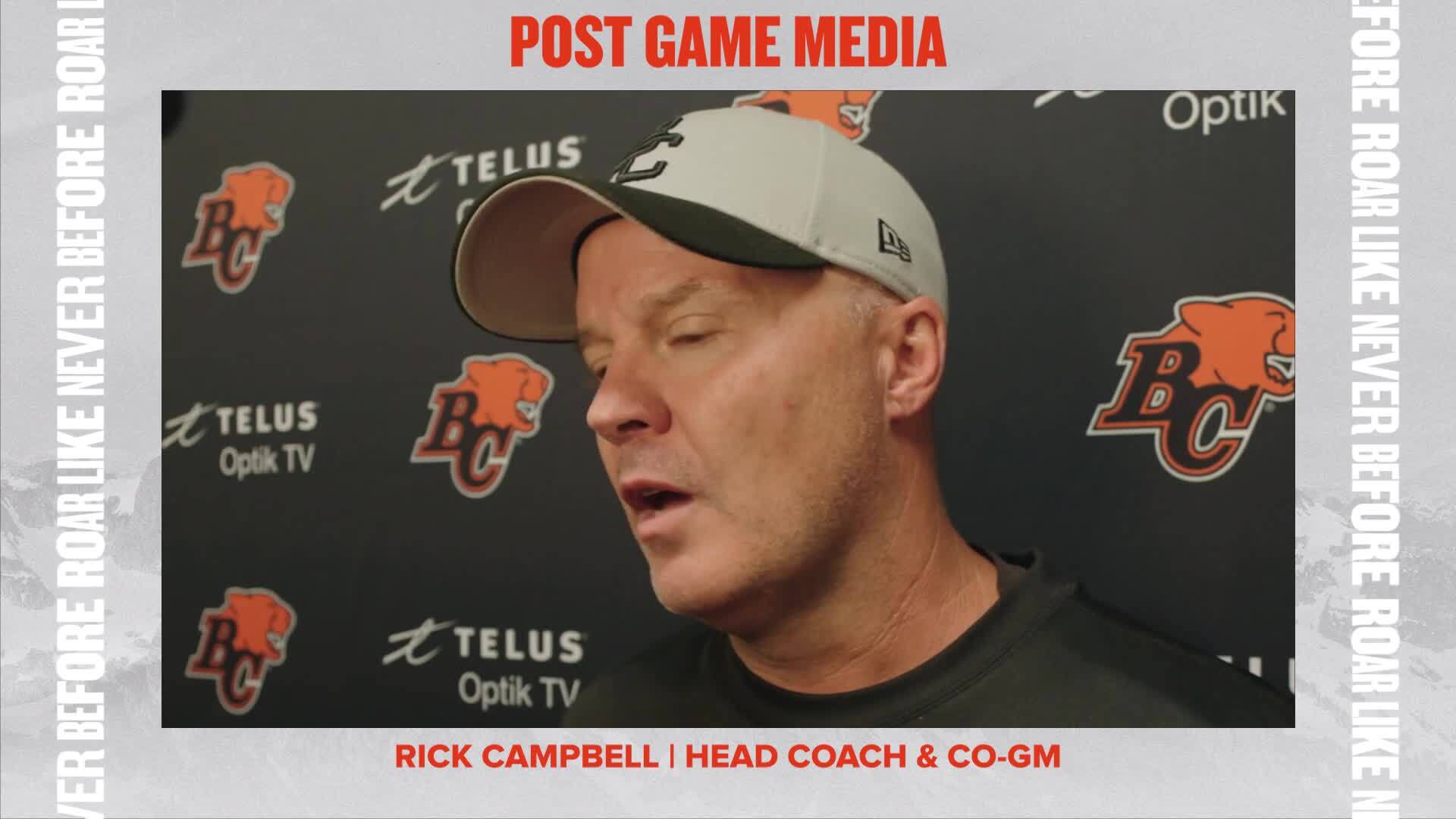 🎥 Postgame  Coach Rick Campbell