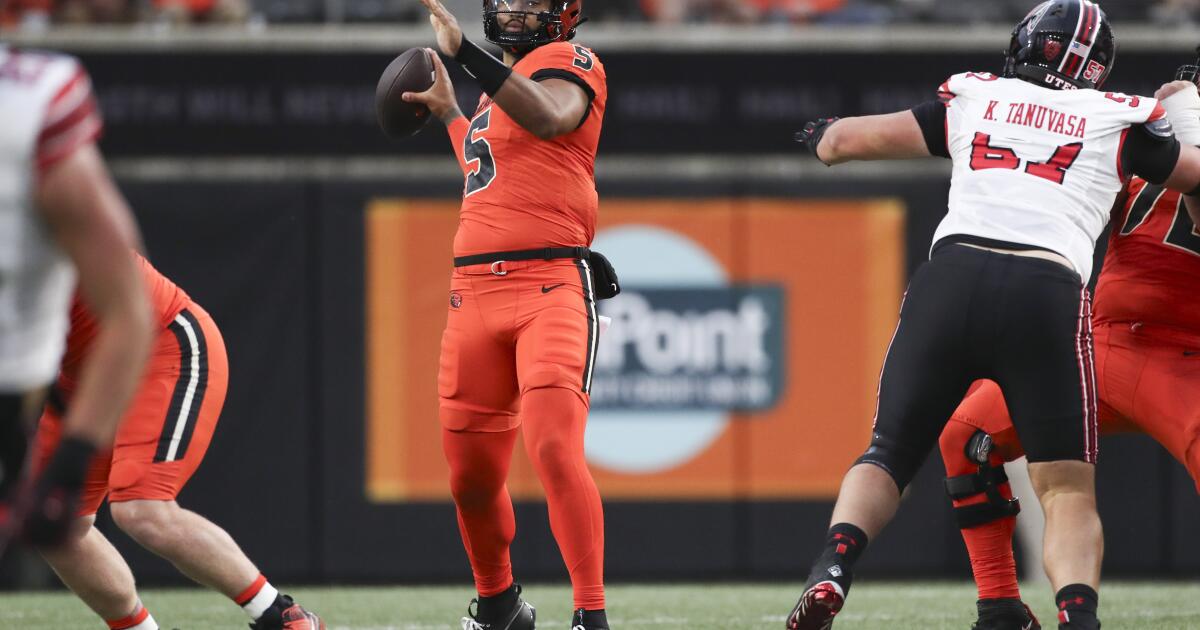 No. 15 Oregon State brings superior passing game into matchup against Cal