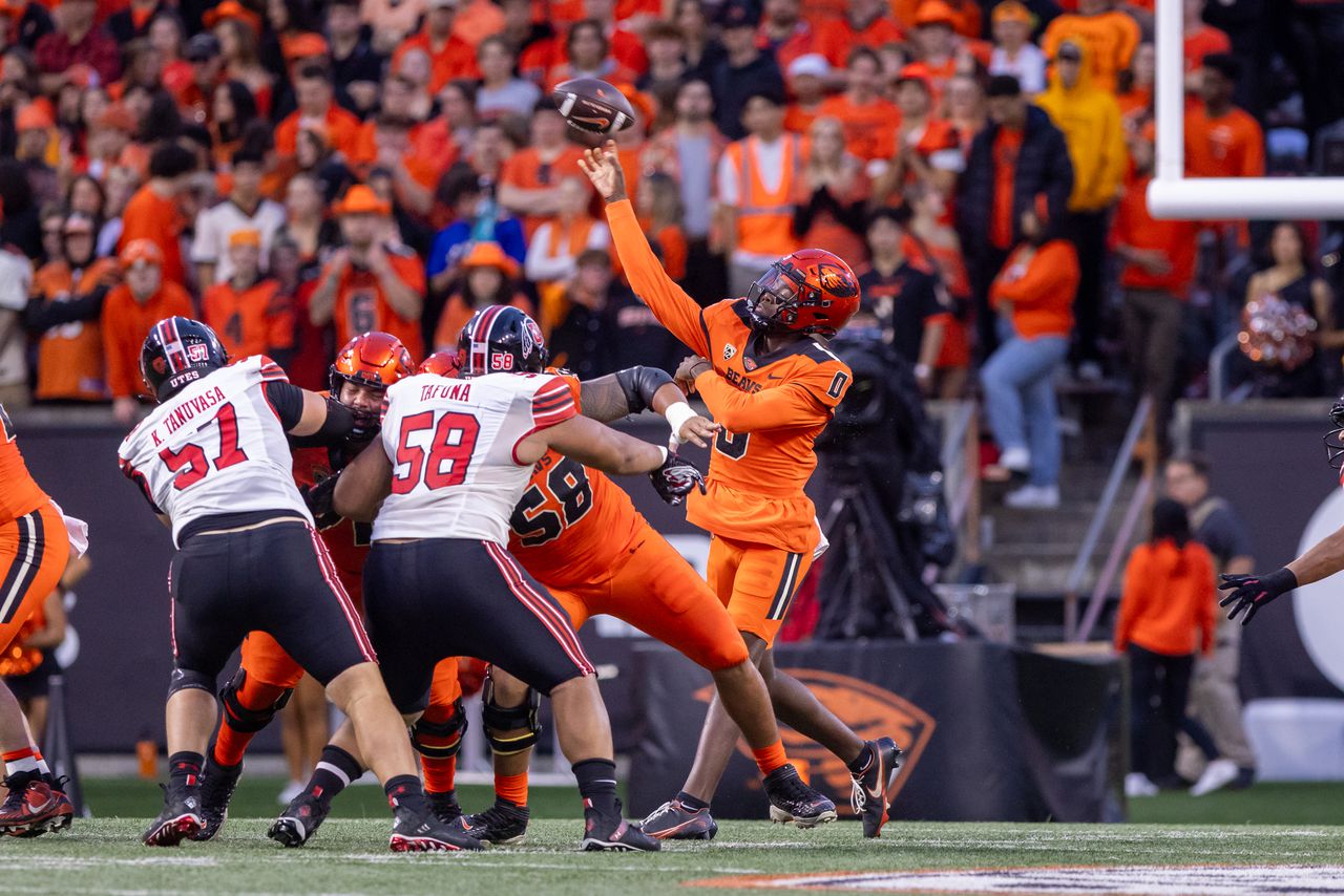 Oregon State freshman QB Aidan Chiles living out his college dream: ‘I’m in the perfect position right now’