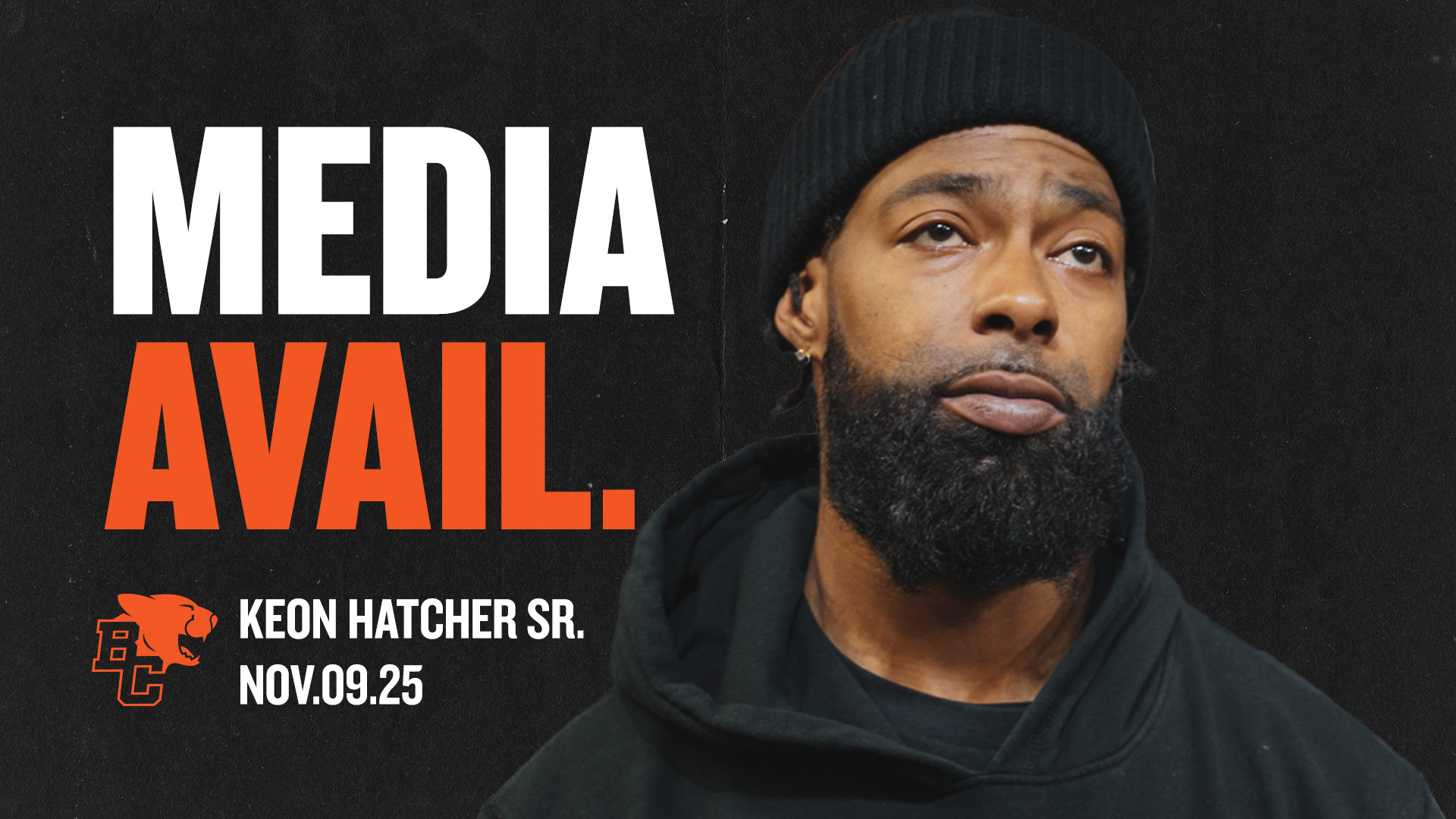 November 9 | Keon Hatcher Sr.