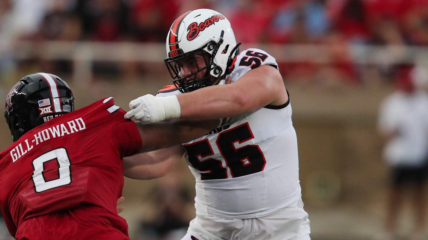 Texas Longhorns Land ’Nasty’ Oregon State OL From Transfer Portal