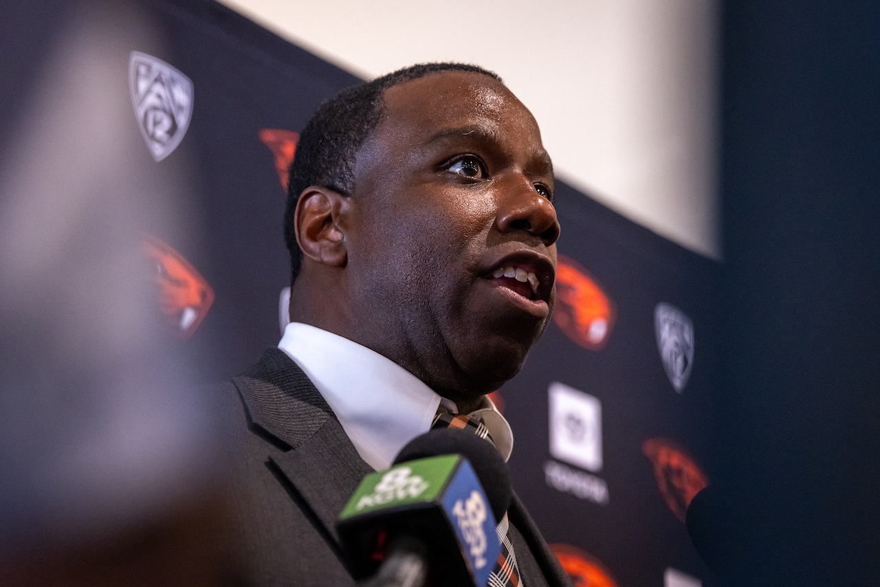 Q&A: Oregon State coach JaMarcus Shephard on staff departures, AI, the state of college football
