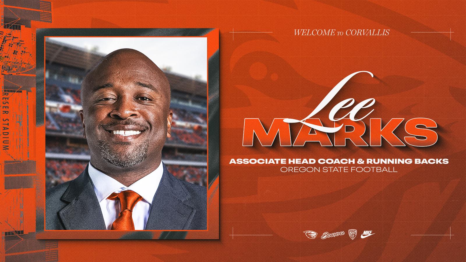 Lee Marks Named Associate Head Coach/Running Backs Coach – Oregon State University Athletics